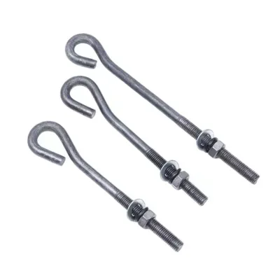 Foundation Anchor Bolt Metric Thread L Type J Type for European Standard Project