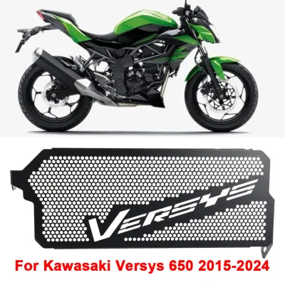For Kawasaki Versys 650 2015-2024 Motorcycle Radiator Guard Grille Protector Water Tank Guard Modified Accessories