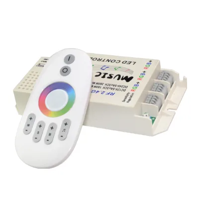 DC 12V 24V RF 2.4G Wireless Remote Music Controller for 5050 RGB Led Strip Light