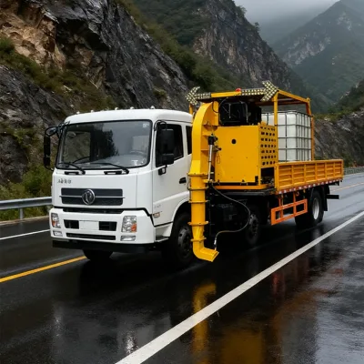 Snow Blower Road Cleaning Machine with Wireless Remote Control High Air Volume Sweeping Speed for Asphalt Pavement Dust Removal