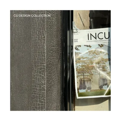 Modern Flexible Rolling Wall Panel Carbon Wood Texture Board for Home Design Made of Artificial Stone