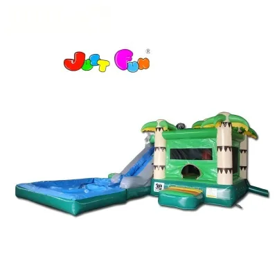 JUNGLE Inflatable Water Slide Combo Castle for Adults