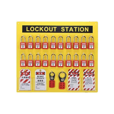 China Manufacturer OEM 20 Padlock Hooks Lockout Station Safety Loto Locks Management Cabinets