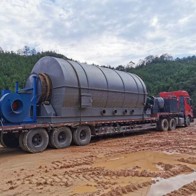 Automatic Pyrolysis Unit with Engine for Converting Municipal Mixed Waste Plastics & Construction Waste Into Fuel Oil