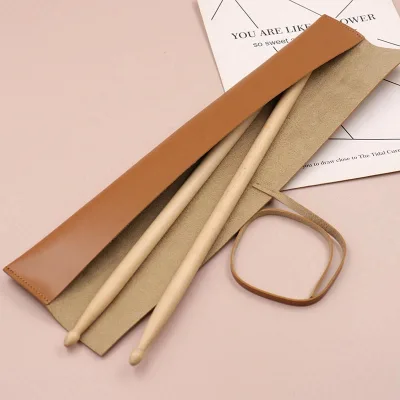 Drumstick Bag Pu Leather Drum Stick Bag Custom Drumstick Holder Case Drummer Gifts Drum Stick Bag, Drumstick Holder
