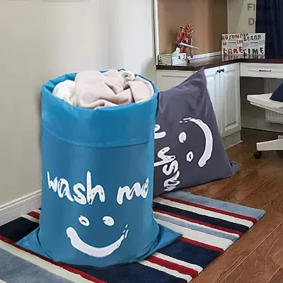 Oxford Fabric Foldable Storage and Organization Clothes Bag Drawstring Wash Me Laundry Bag for Clothes