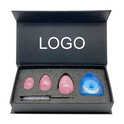 Customize Natural Rose Quartz Crystal Wand Al Por Mayor Yoni Huevo Rose Quartz Yoni Egg Gia Oeufs De Yoni Egg Undrilled Set