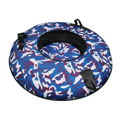 Heavy Duty Snow Sleds Inflatable Snow Tube Rubber Inflatable Slip Ring for Adults & Kids