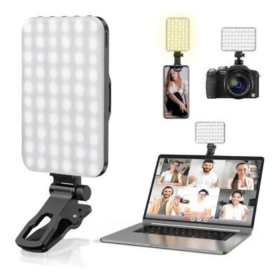 Portable Panel Rgb Full Color Phone Live Streaming Camera Lighting Equipment Make up Mirror Mini Mobile Phone Led Selfie Light