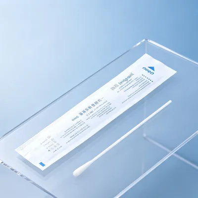 EO Sterilization Paper Plastic Pouch Individual Pack Bag for Disposable Nasopharyngeal Swab Sampler