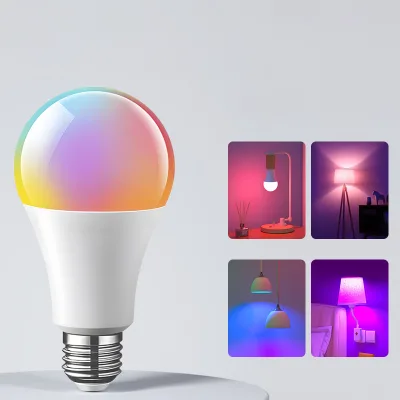 E27 Screw-base Bulb Lamp New Easy Installation Colorful Aisle Light for Bar KTV Ceiling Wall Standard Lamp RGB Dimmable 2700K