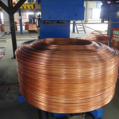 Professional New Frictionless Laser Aligned Copper Rod Making Machine with Core Motor Multi-Diameter