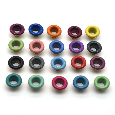 3.5mm Inner Hole Nickel-Free Brass Metal Eyelets for Shoes Bags Clothing-Eco-Friendly Durable