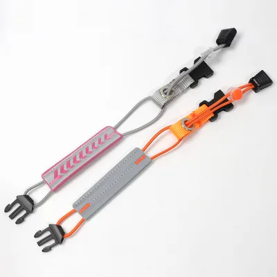 Wholesale Bike Pants Strap Adjustable Cycling Ankle Bands Elastic Reflective Strap New Design With Cover Reflective Running Band