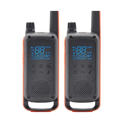 T82 License Free Two Way Radio Twin Pack Waterproof Handheld Radio Long Range UHF Walkie Talkie