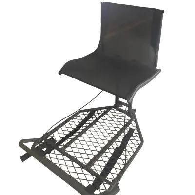 Hang-On Comfortable Aluminum Big Game Hunting Tree Stand with Adjustable Platform and Seat
