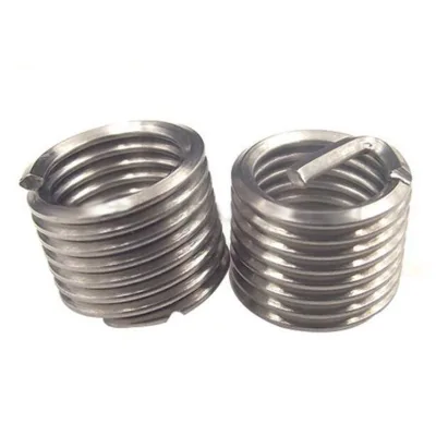Din 8140 Inconel X-750 m18 Coil Spring Shape Wire Thread Insert Helical Silver Coiled Insert Thread Repair Inserts