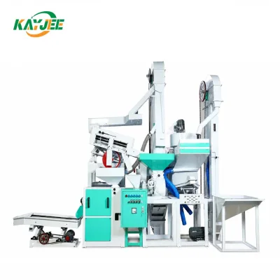 NZJ15 15TPD 15 Tons Per Day Automatic Paddy Rice Milling Plant Rice Mill Production Line Rice Hulling and Milling Machine