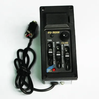 EQ 505 Factory High Quality 3 Bands Active Preamp Acoustic Guitar Pickup Kit