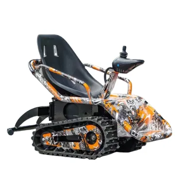Factory Newest Kids/Adults Electric Mini Minibike/Pocketbikes Tracks Drive Tank Scooters 250w *2 24v 20AH Acid Battery 60kg Max