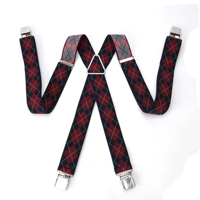 Men's Adjustable Braces Suspenders Y Design Trim Custom Logo Gift Box