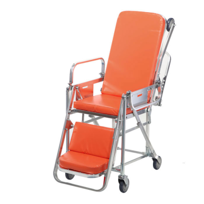Medical Collapsible Stretcher Convertible to Chair Patient Chair Wheelchair Ambulance Stretcher Folding Ambulance Stretcher