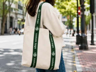 Hot Selling Durable Cotton Canvas Shopping Bags Spacious Washable Carriers for Daily Use at Markets and Supermarkets