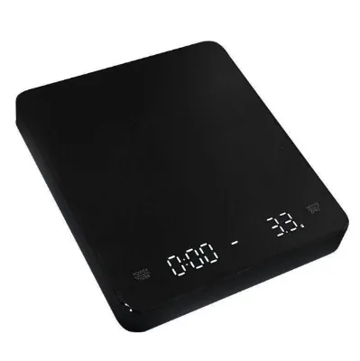 LED Hidden Screen Charging Coffee Scale Timing Hand Punch Electronic Scale 3kg 0.1g Coffee bar Platform Scale