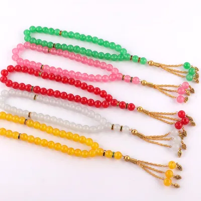 Wholesale Fashion 33 Prayer Beads 10mm Crystal Muslim Islamic Prayer Beads Cheap Rosary Beads