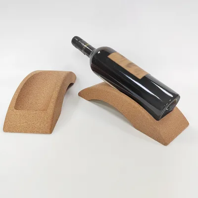 Wooden Wine Rack Natural Cork Bottle Holder Eco-Friendly Cork Wine Rack