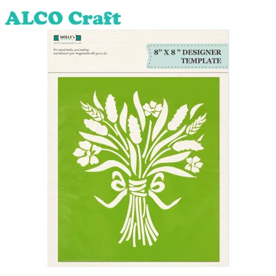 High Quality 8x8 Inch Designer Art Stencil Template