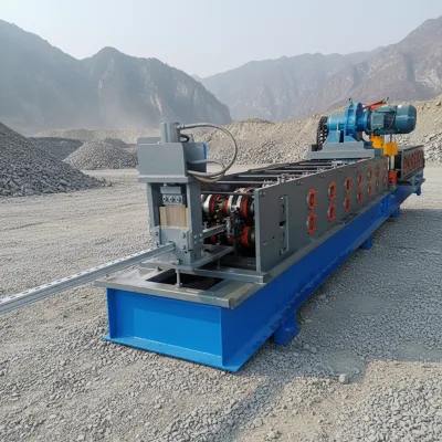 Metal Profile 41*41mm 41*21mm Strut Slotted Channel Making Machine