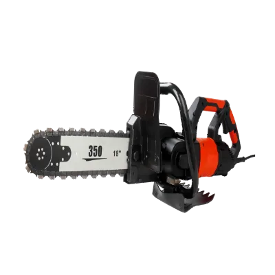 High Effective 220V Hand Chainsaw Concrete Cutting Seams Electric Tool With Diamond Chain