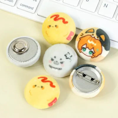 Vograce Custom Plush Button Badge
