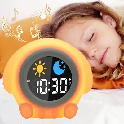 Latest Led Display Snooze Alarm Clock Dog Radio Simulating Sunrise Wake up Light Sunrise Alarm Clock Wake up Light
