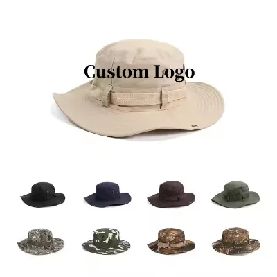 Double-sided Foldable Fishing Mountaineering Fisherman's Hat Sunscreen Visor Hat Bucket Hat With Rope