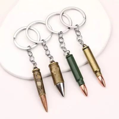 Wholesale Metal 3D Keychain Alloy Carabiner Bull Et Shape Keychain Stylish Metal Keyring in Games Design for Gaming Enthusiasts