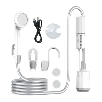 Portable Brushless Electric Shower Factory Sell New Patented Rechargeable Camping Gear for Climbing Touring