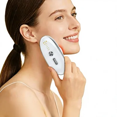 Portable 4-in-1 Microcurrent Facial Massager, Body Care Device for V-Line Contouring, Skin Elasticity & Youthful Radiance