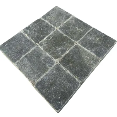 Tumbled Limestone Paving Tile Square Cut to Size for Outdoor Patio Villa Floor 1 Year Warranty Deep Custom