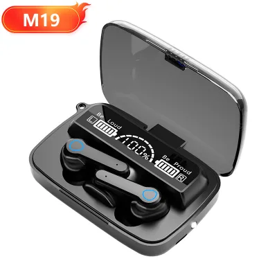 M19 Wireless Earphone Touch Waterproof Mini Wireless Headset LED Digital Display Earbuds Sports Headphones
