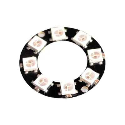 EParthub 16-Bit WS2812 5050 RGB LED Ring Module D16 Smart Full Color Light Circle for Arduino