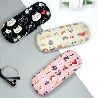E88Waterproof Wholesale Reading Glasses case Packaging Eyeglasses case Colorful Optical Glasses case PU Leather