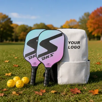 Hot Sale Customizable Design with logo T700 Carbon Fiber Pickleball Racket 16mm Thickness