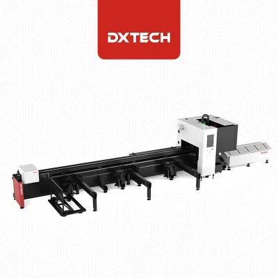 CNC Semi-automatic Feeding Laser Tube Cutting Machine Can Cut Irregularly Shaped Tubes