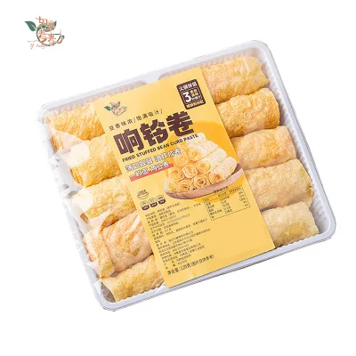Qingchun Factory Wholesale of High Quality Fried Tofu Skin Fried Soya Ring Rolls