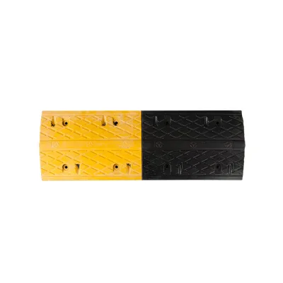 Hot Sale 500*350*40CM Rubber Traffic Safety Speed Bumps Effective Floor Driveway Speed Humps