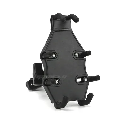 Motorcycle Handlebar Phone Bracket Stand Holder Universal Aluminum Alloy Adjustable GPS Navigation Mount Accessories