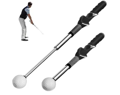 Automatic Spring Retract Speed Weight Configuration Correction Strength Grip Sound Rhythm Release Golf Swing Trainer Aids