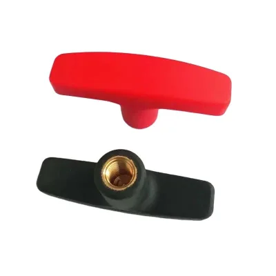 Clamping Lever T Handle Reinforced Nylon Brass Grip Threaded Adjustable Machine Industrial Manufacturer Engineering